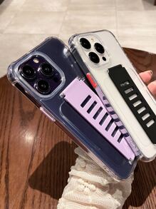 1 Stück flüssiges Silikon klare Armband stoßfestes Handyhülle, kompatibel mit Apple und Samsung Handys