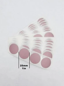 Rose Gold 25mm Round Scratch-off Stickers For Diy Game, Festival Promotion, Interactive Prize Scratch Off Labels