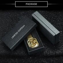 FORSINING 男士時尚金色方形復古鏤空夜光指針雕刻機製網狀不銹鋼錶帶商務、派對、休閒自動機械手錶,男女通用,帶盒子,禮品 - 金色 - 查看 9