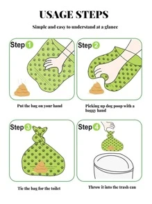 11入組寵物便攜垃圾袋分配器套裝 - 彩色 - 查看 6