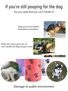 11入組寵物便攜垃圾袋分配器套裝 - 彩色 - 查看 5