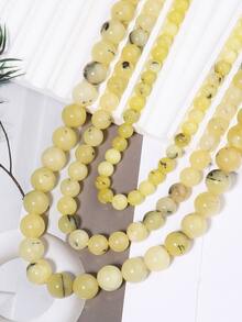 1pc Yellow Opal Loose Round Beads (4mm/6mm/8mm/10mm) For Diy Bracelet, Anklet, Necklace And Artistic Jewelry Making - Multicolor - View 5