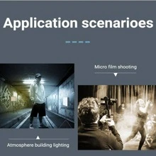 Aluminum alloy Portable Panel Video Light 7W 3000-6500K 7W Bi Color Warm and Cold Camera Photographic Light - Black - View 9