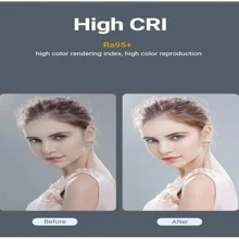 Aluminum alloy Portable Panel Video Light 7W 3000-6500K 7W Bi Color Warm and Cold Camera Photographic Light - Black - View 8