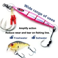 9KM DWLIFE 50Pcs Split Rings Fishing Stainless Steel Lure Rings Saltwater Terminal Tackles Split Rings Fishing Connectors Snap Rings - Silver - View 6