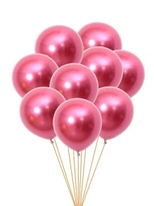 Globos de decoración metalizados rojos de 12 pulgadas, paquete de 50 - Rojo - Ver 1