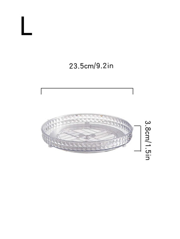 360° Rotating Diamond Pattern Cosmetic Storage Box, Desktop Vanity