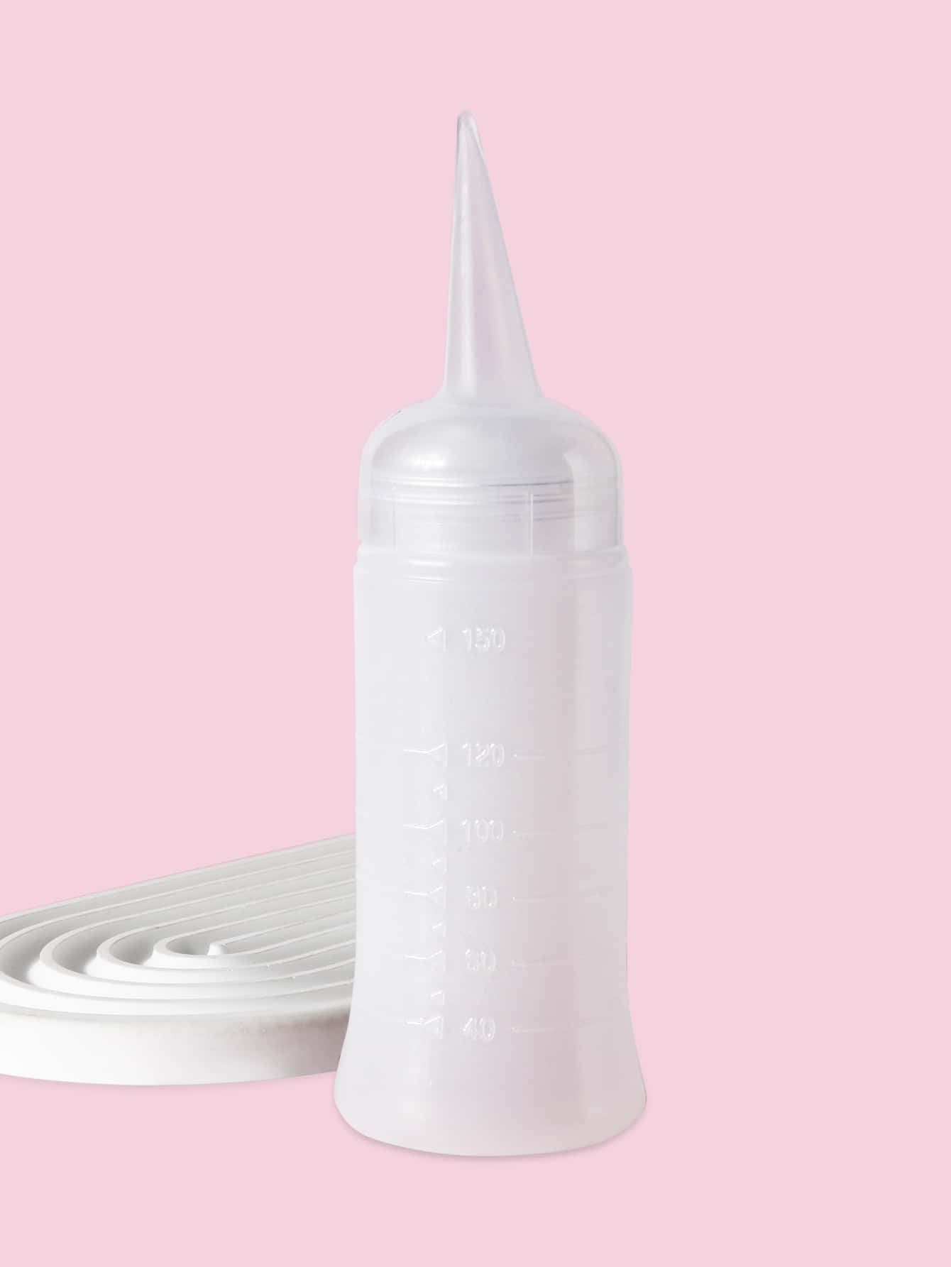 1入組美髮沙龍洗髮水瓶 - 白色 - 查看 1