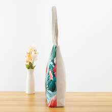 Women's Flamingo Print Summer Beach Large Capacity Tote Bag With Rope Handle, Set Of 2 - Multicolor - View 3