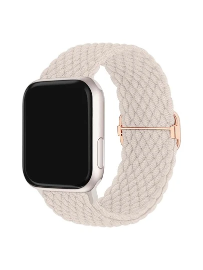 Braided Stretchy Solo Loop Compatible With 38mm 40mm 41mm 42mm 44mm 45mm 46mm 49mm For Women Men, Starlight Nylon Elastic Straps Wristbands Compatible With Ultra 2 Series 10 9 8 7 6 SE 5 4 3 2 1 As A Gift For Students Returning To School