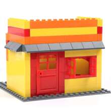 102pcs Door Window Brick Bulk DIY House Building Blocks Bricks Toys City Architect For Children Educational Room Decoration, Transformer, Door Toy, Slide Puzzles, Mini Blocks - Multicolor - View 9
