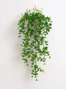 5 件人造桉树叶花环，适用于花园墙壁装饰、家居、客厅、卧室、背景、DIY、婚礼、派对装饰、假植物 - 綠色 - 查看 7