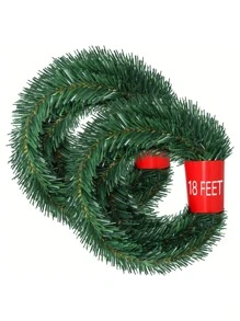 1 件圣诞红丝带配彩色羊毛毡花环树装饰最佳礼物 - 綠色 - 查看 3