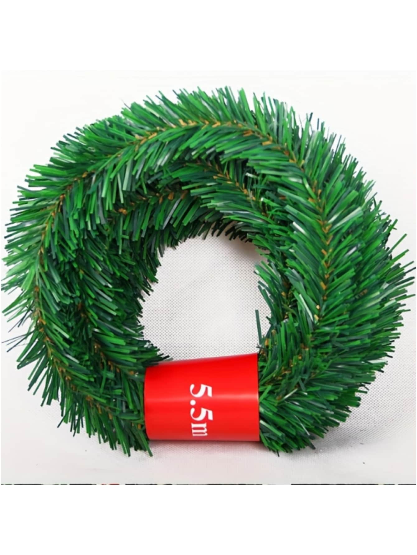 1 件圣诞红丝带配彩色羊毛毡花环树装饰最佳礼物 - 綠色 - 查看 1