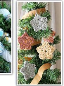 1 件圣诞红丝带配彩色羊毛毡花环树装饰最佳礼物 - 綠色 - 查看 6