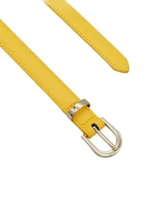 1pc Yellow Women's Belt - Yellow - View 3