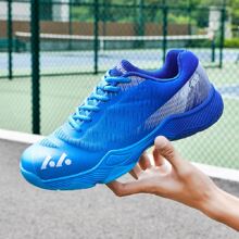 New Arrivals Summer Professional Breathable Anti-slip Wear-resistant Shock Absorption Badminton/tennis Shoes, Suitable For Matches And Training - Blue - View 1