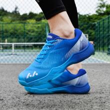 New Arrivals Summer Professional Breathable Anti-slip Wear-resistant Shock Absorption Badminton/tennis Shoes, Suitable For Matches And Training - Blue - View 3