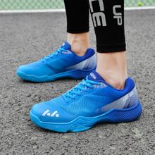 New Arrivals Summer Professional Breathable Anti-slip Wear-resistant Shock Absorption Badminton/tennis Shoes, Suitable For Matches And Training - Blue - View 4