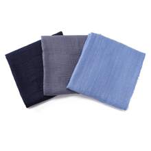 3 pièces/set Foulard musulman en mousseline de soie plissé doux et matelassé pour femmes, turban quotidien hijab abaya