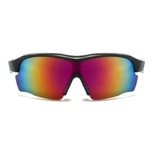 黑框紫色水星运动眼镜