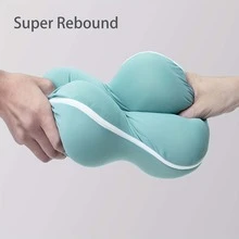 RUIZMAN 1個記憶泡沫腿枕,帶有膝蓋支撐,可緩解坐骨神經痛、背痛、髖痛、關節痛、膝痛,可拆卸並可清洗的孕婦套