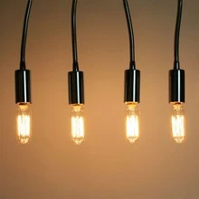 4/6pcs T35 Vintage Edison Incandescent Light Bulbs With E12 Base (40w) - Clear - View 6