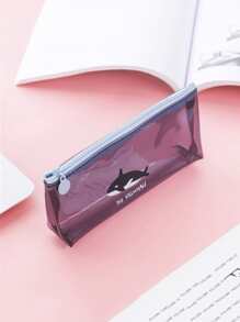 1入組鯨魚圖案筆袋