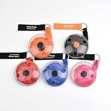 1 個便攜式可折疊旅行手提袋:圓盤可伸縮購物袋,可重複使用的雜貨購物和旅行整理!顏色隨機 - 彩色 - 查看 4