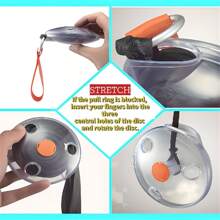 1 個便攜式可折疊旅行手提袋:圓盤可伸縮購物袋,可重複使用的雜貨購物和旅行整理!顏色隨機 - 彩色 - 查看 6