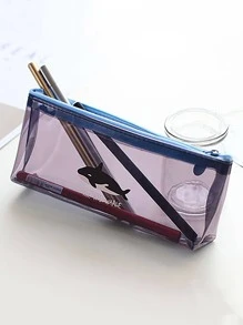 1入組鯨魚圖案筆袋