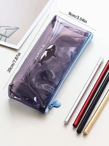 1入組鯨魚圖案筆袋