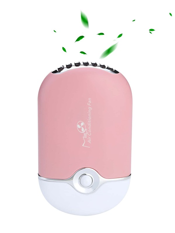 USB Mini Lash Fans Handheld Air Conditioning Cooling Blower Built in
