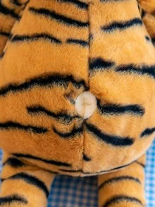 Muñeco de peluche de tigre de piernas largas, muñeco de animal para regalo y decoración de festival - Marrón - Ver 4