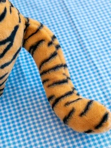 Muñeco de peluche de tigre de piernas largas, muñeco de animal para regalo y decoración de festival - Marrón - Ver 3
