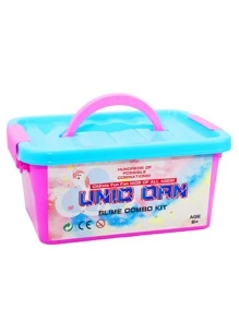 1 套 Diy 膠水史萊姆套裝收納盒自製益智減壓玩具變色史萊姆套裝,含使用說明,適合 5 歲以上兒童元旦、過年、春節和返校禮物。 - 彩色 - 查看 4