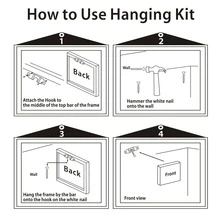 Wall Canvas Animal Painting, Wall Painting Art Decor Prints Picture of Lion Standing On A Mountain Framed Stretched Printed on Canvas for Home Living Room Bedroom Office - nghệ thuật01 - Xem 7