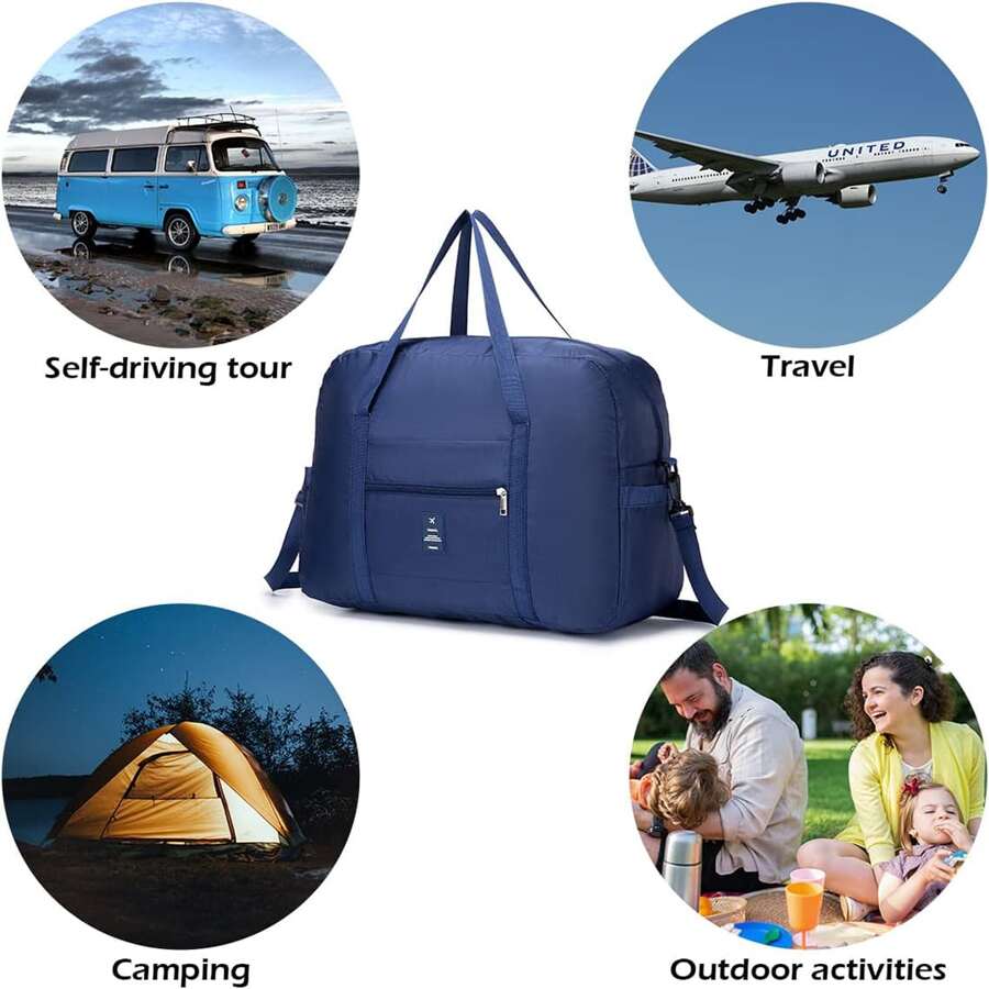 Cabin Bag 45x36x20 Ryanair Foldable Travel Duffle Bag Carryon Hand