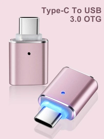 USB C To USB Adapter Thunderbolt 4/3 To USB 3.0 OTG Adapter Typec-C To USB Adapter Compatible With Lalptop / Tablet / Smartphone With A USB Type-C Port. The USB-C To USB Adapter Lets You Connect Standard USB Accessories / Cables To A USB-C