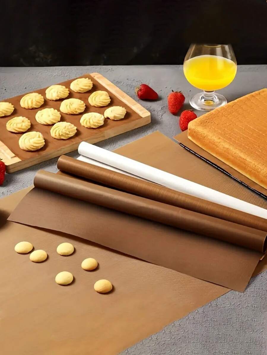1pc/2pcs/4pcs/Set Non-Stick Bbq Grill Mat, Oven Baking Mat For Outdoor Barbecue