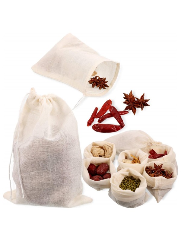 10 pièces , Potage Sacs , Réutilisable À Cordon Potage Sacs , Sacs , Pimenter Sacs Pour Cuisine , Mousseline Sacs , Os Sacs , Accessoires De Cuisine