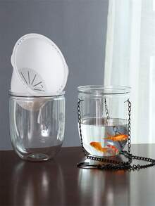 2 Packs Indoor Flower Pots, Self Watering Planters with Drainage Holes and Water Storage Plus for Indoor & Outdoor Plants, Succulent, Flower - White - View 1