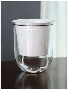 2 Packs Indoor Flower Pots, Self Watering Planters with Drainage Holes and Water Storage Plus for Indoor & Outdoor Plants, Succulent, Flower - White - View 7