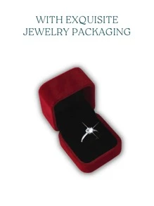 Ladies Stackable Moissanite Engagement Ring, Suitable For Daily Wear - Silver - View 6