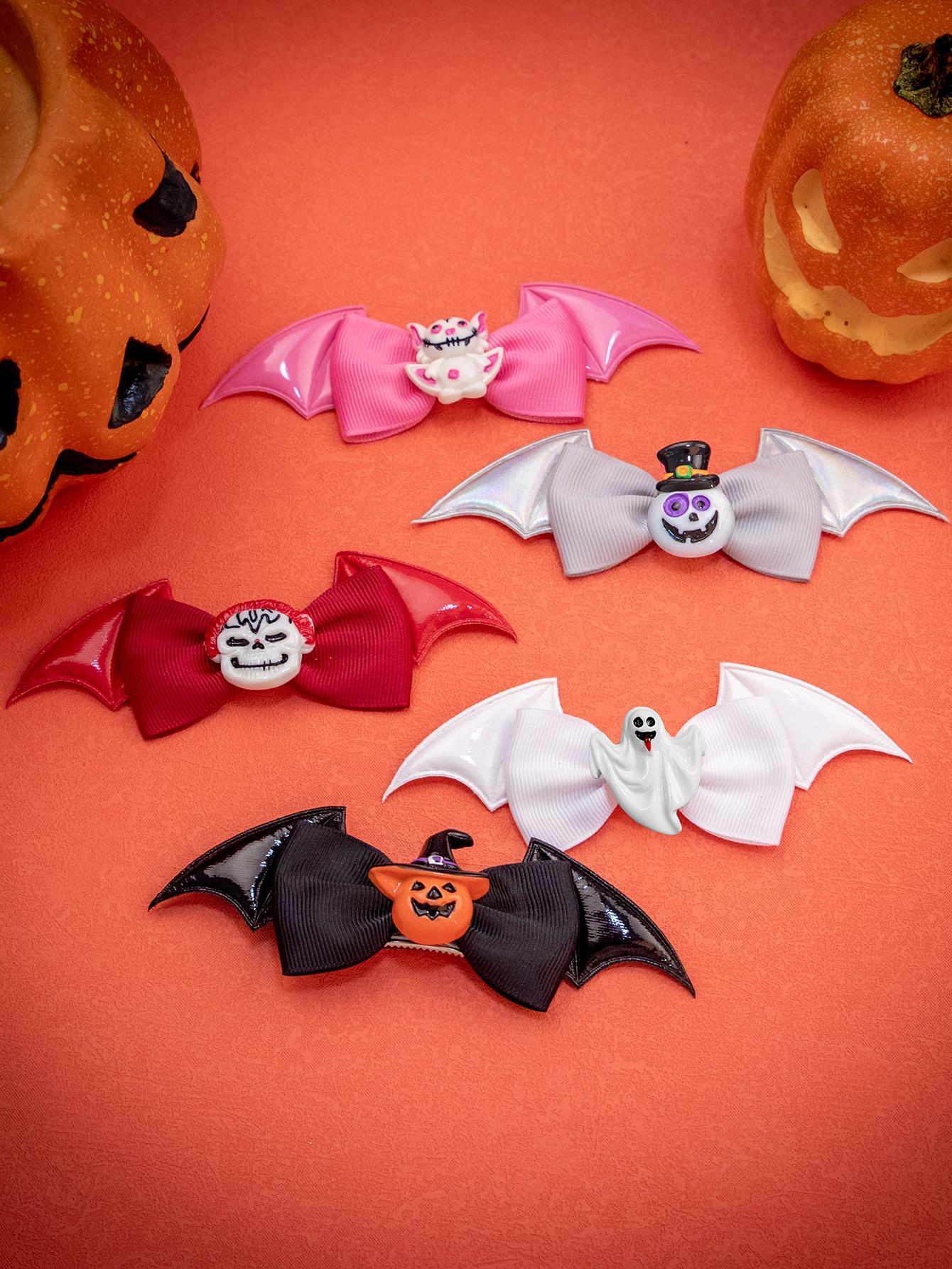 1pc Halloween Style Butterfly Hair Clip With Double Layer Bat Wing Edge