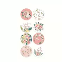 500pcs/Roll Flower Pattern Thank You Stickers, Waterproof Adhesive Labels For Gift, Packaging, And Box Sealing - Multicolor - View 5