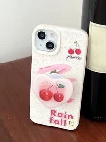 Funda para móvil con patrón de cereza - Multicolor - Ver 4