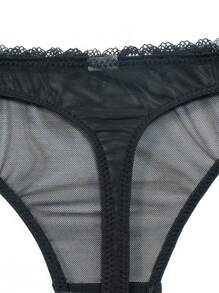 Quần lót lọt khe mỏng nhẹ gợi cảm cho nữ khi đi tiệc - màu đen - Xem 3