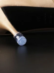 1對高跟鞋跟部tpu防護套,耐磨,無聲,防滑尖跟保護器以降噪,黑色/杏色/玫瑰紅色 - 白色 - 查看 3