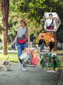1 Peça Bolsa Tiracolo para Transporte de Animais de Estimação, Respirável, Malha, Bolsa de Transporte para Cães e Gatos